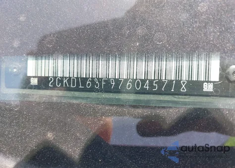 2007 Pontiac Torrent из США, поврежденный, VIN 2CKDL63F976045718